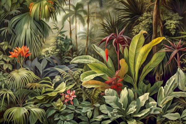 Tropische Pflanzen, Tropischer Regenwald, Traumhafte Natur, Floral, Wald de Miro May