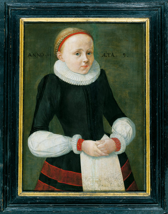 Portrait of Maria Jacobina Völker de Mittelrheinischer Meister von 1588