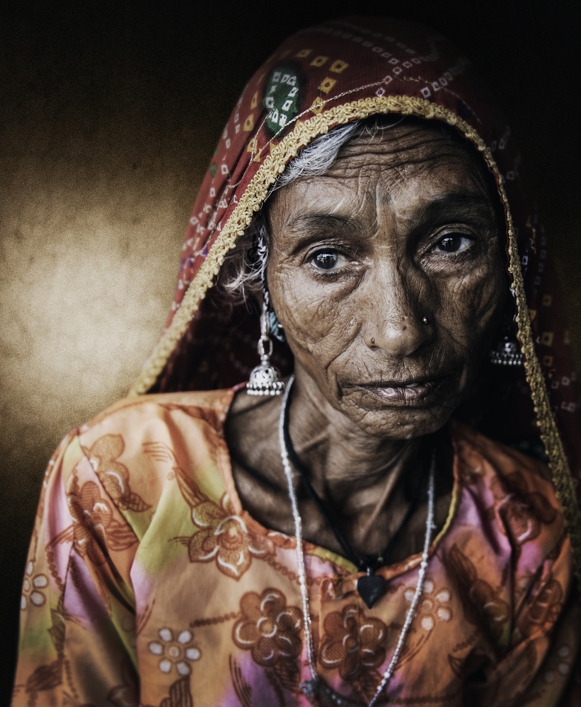 Woman from Rajasthan de Mohammed Alhajri