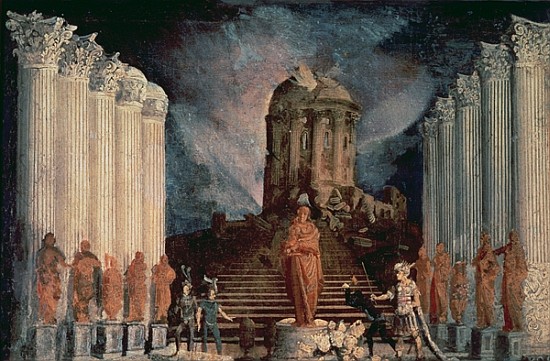 Destruction of the Temple of Jerusalem de Monsu TitusDesiderio