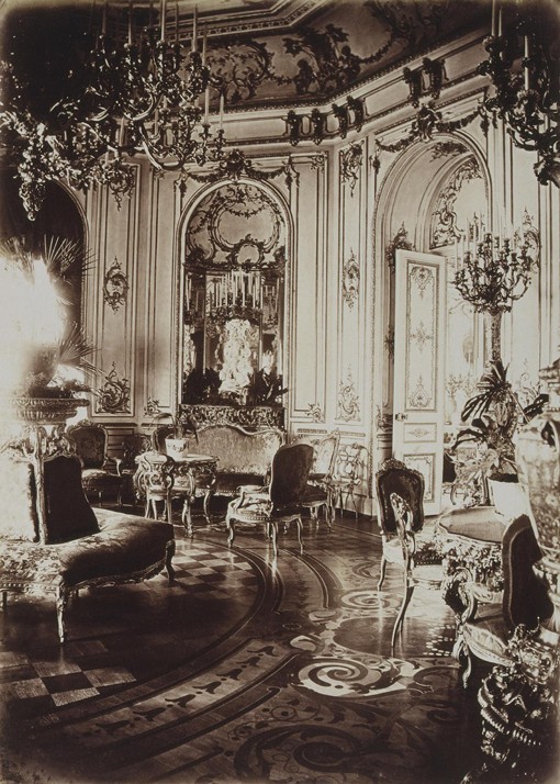 The Stroganov palace in Saint Petersburg. Oval Living Room de Mose Bianchi