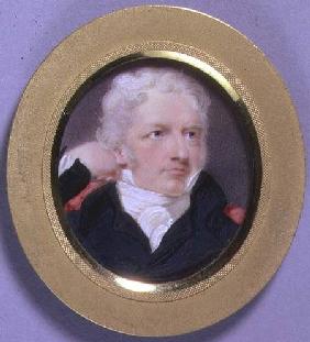 Portrait Miniature of Henry Fuseli (1741-1825) c.1808 (w/c on ivory)