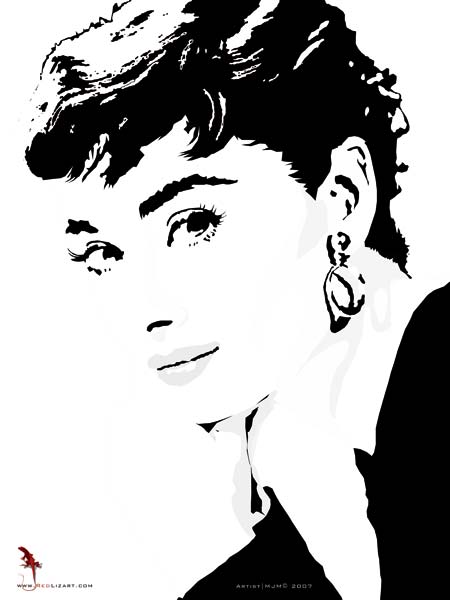 Audrey Hepburn 3 de Matthias Müller