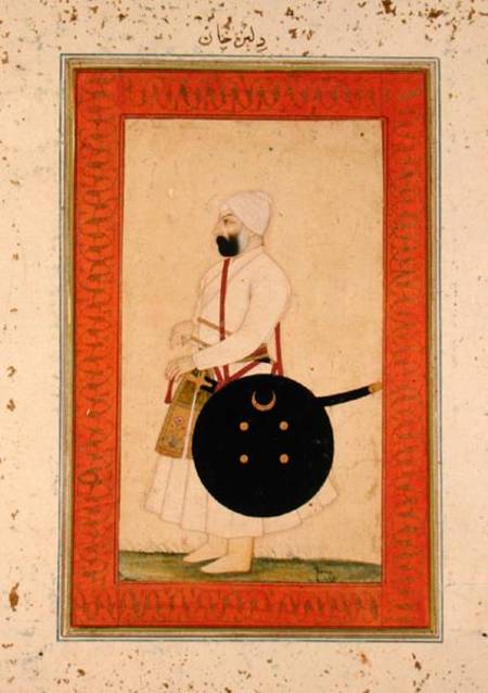 Portrait of Dilir Khan de Mughal School