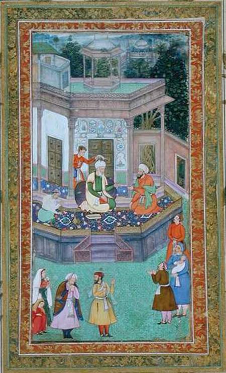 The Qazi, from the Small Clive Album de Mughal School