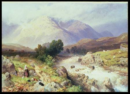 The Highlands, near Argyle de Myles Birket Foster