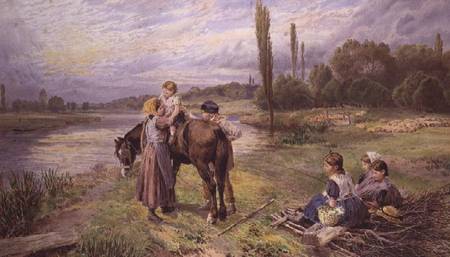 The Ride on the Pony de Myles Birket Foster