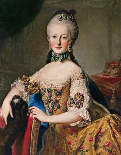 Archduchess Maria Elisabeth Habsburg-Lothringen (1743-1808) sixth child of Empress Maria Theresa of de Mytens (Schule)