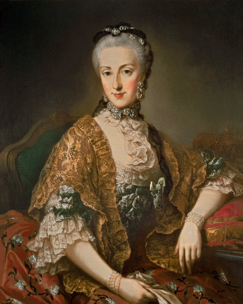 Archduchess Maria Anna Habsburg-Lothringen, called Marianne (1738-89) second child of Empress Maria de Mytens (Schule)