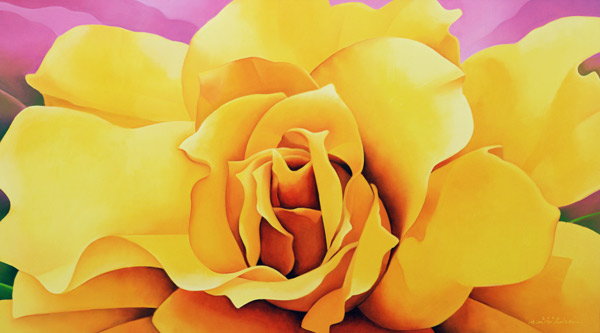 The Golden Rose, 2004 (oil on canvas)  de Myung-Bo  Sim