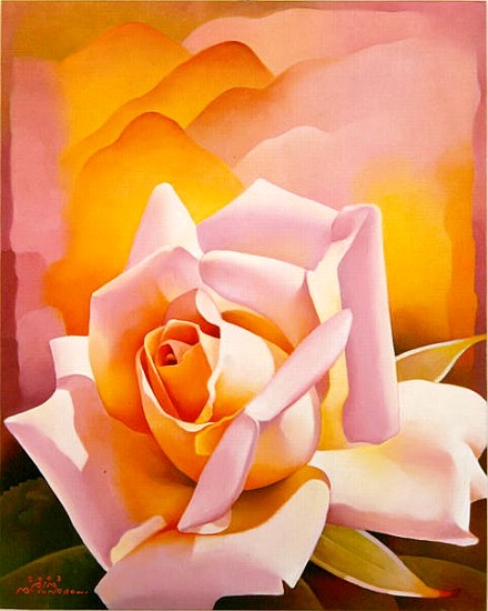 The Rose, 2003 (oil on canvas)  de Myung-Bo  Sim
