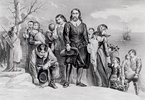 The Landing of the Pilgrims at Plymouth, Mass. Dec. 22nd, 1620, pub. 1876