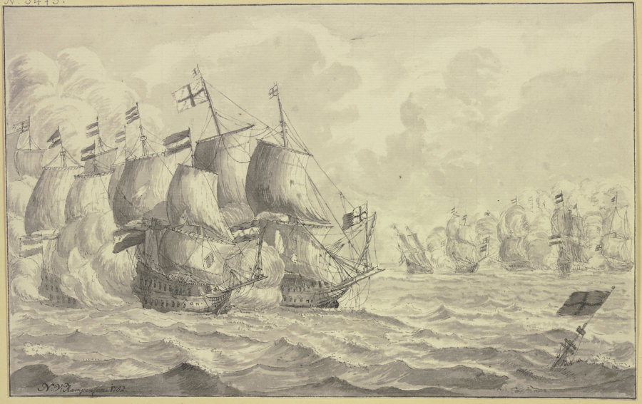 Sea battle de N. V. Kampen