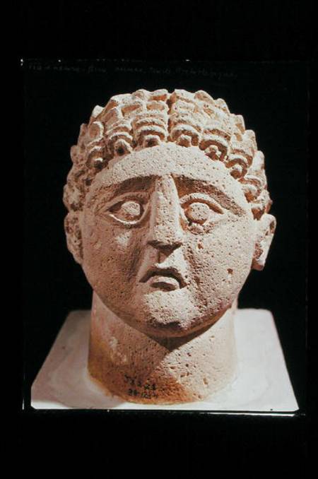 Head of a man, from Khirbet et-Tannur de Nabatean