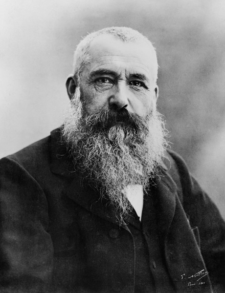 Portrait of Claude Monet (1841-1926) 1901 (b/w photo) de Nadar