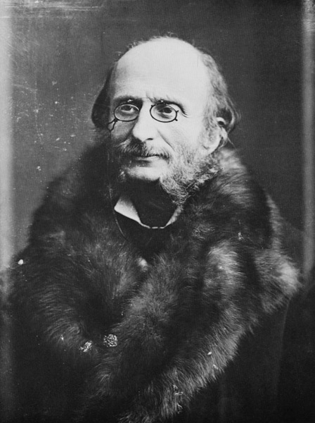 Portrait of Jacques Offenbach (1819-1880) de Nadar