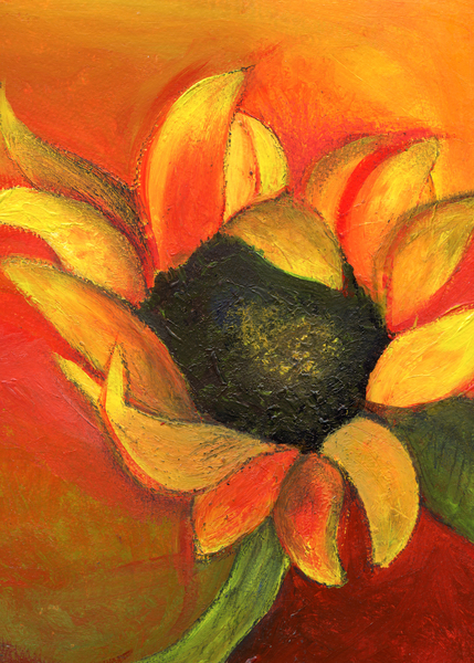 September Sunflower de Nancy Moniz Charalambous