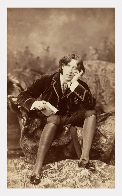 Portrait of Oscar Wilde (1854-1900), 1882 (b/w photo)  de Napoleon Sarony