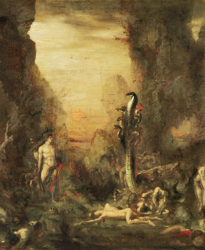 Hercules and the Lernaean Hydra, after Gustave Moreau de Narcisse Berchere