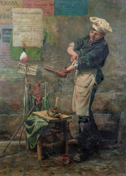 Rat Seller during the Siege of Paris de Narcisse Chaillou