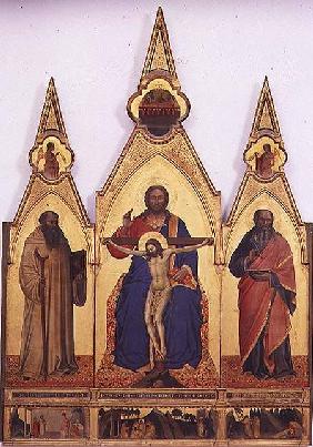 The Holy Trinity with St. Romuald and St. Andrew