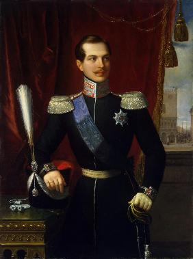 Portrait of the Crown prince Alexander Nikolayevich (1818-1881)