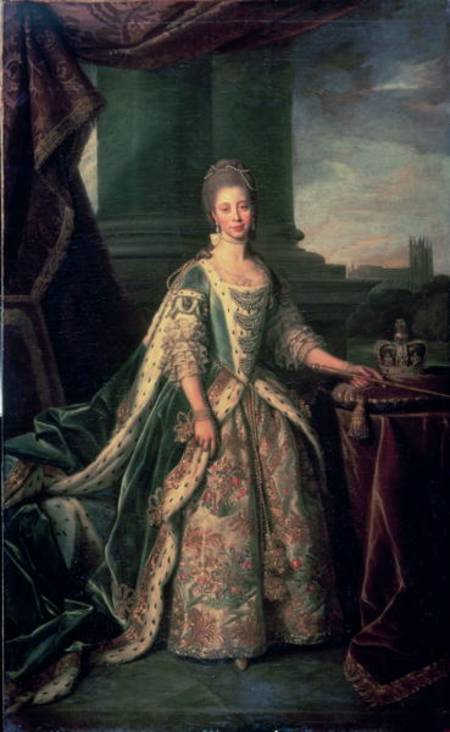 Portrait of Sophie Charlotte (1744-1818) de Nathaniel Dance Holland