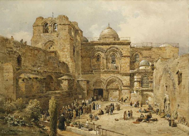 Grabeskirche in Jerusalem de Nathaniel Everett Green
