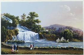 Die großen Wasserfälle von Caserta.