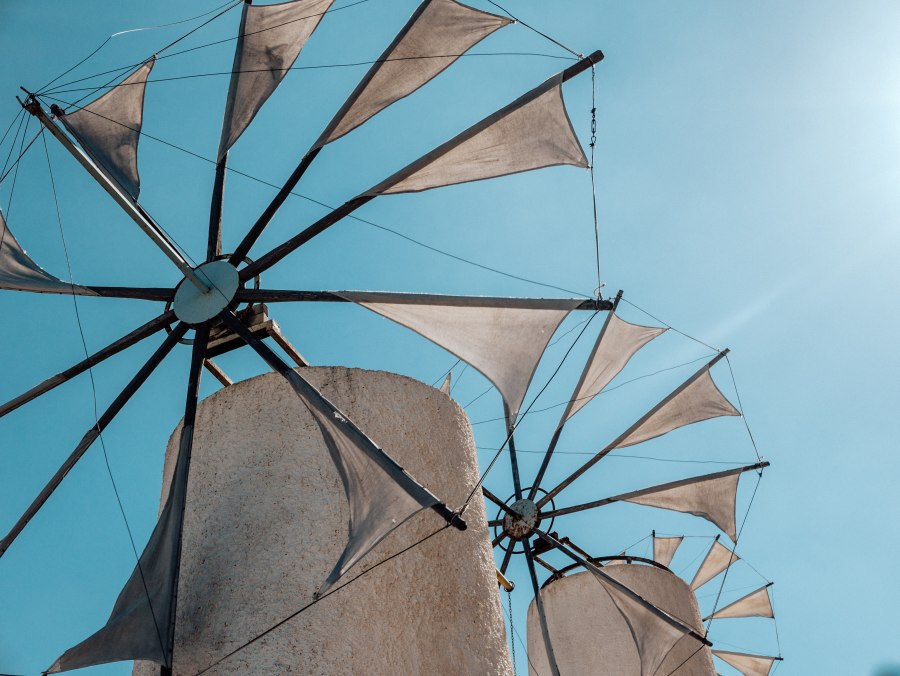 Detail Windmühlen auf Kreta, Lasithi Hochebene de Laura Nenz