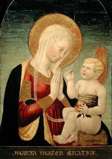 Madonna and Child with Pomegranate de Neri di Bicci