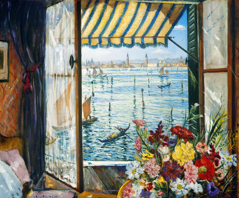 Blick aus einem Fenster in Venedig de Christopher R.W. Nevinson
