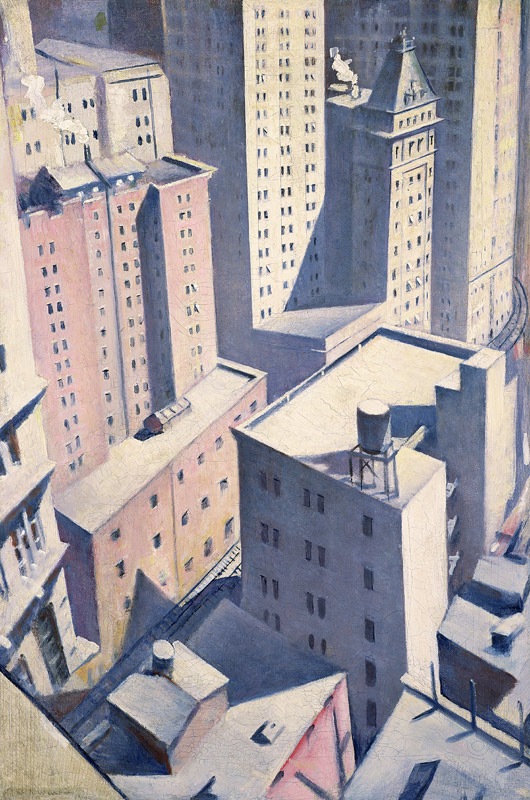Looking Down on Downtown de Christopher R.W. Nevinson