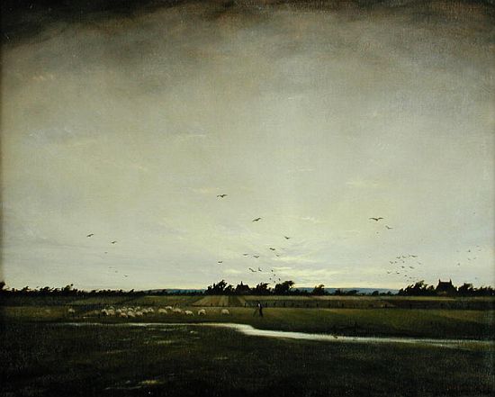 An English Landscape, Romney Marsh de Christopher R.W. Nevinson