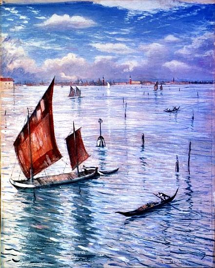 Venice from the Lido de Christopher R.W. Nevinson