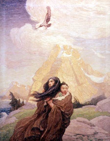 Song of the Eagle that Mates with the Storm de Newell Convers Wyeth