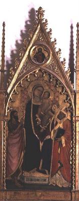 Madonna and Child with Saints (tempera on panel) de Niccolo di Pietro Gerini