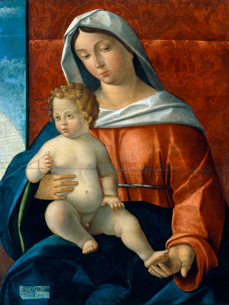 P.Duia / Mary with Child / Paint./ C16th de Niccolo  di Pietro Lamberti