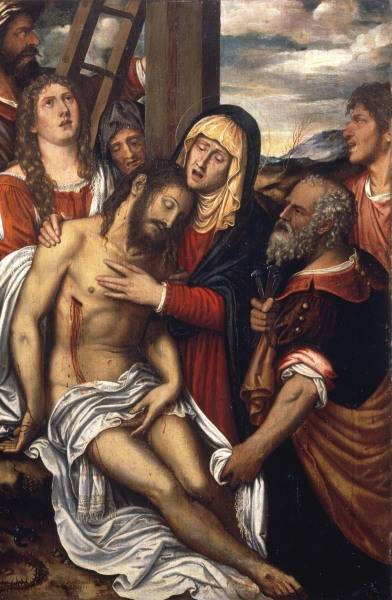 N.Frangipane / Lament.of Christ / 1593 de Niccolo Frangipane