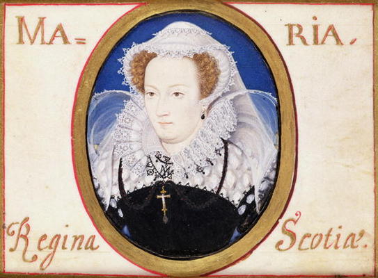 Mary Queen of Scots (1542-87) (gouache on vellum) de Nicholas Hilliard