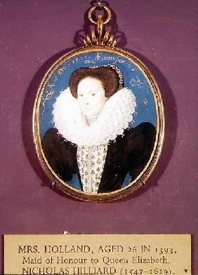 Mrs. Holland (lady in waiting to Elizabeth I), aged 26