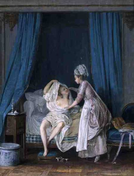 Lady Getting Out of Bed de Niclas II Lafrensen