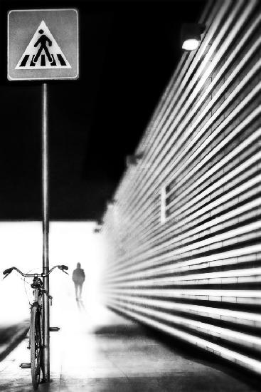 Bicycle in the tunnel