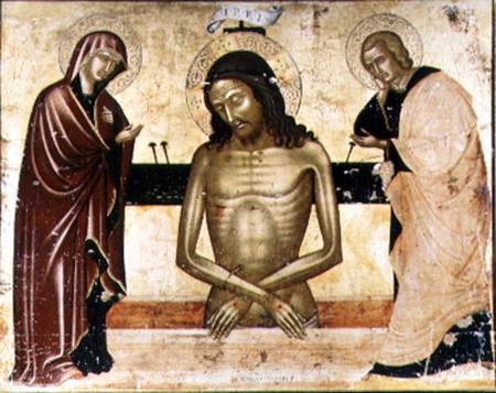 Christ Crucified with Mary and Joseph de Nicola Zafuri