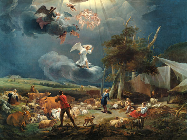 The Annunciation to the Shepherds de Nicolaes Berchem