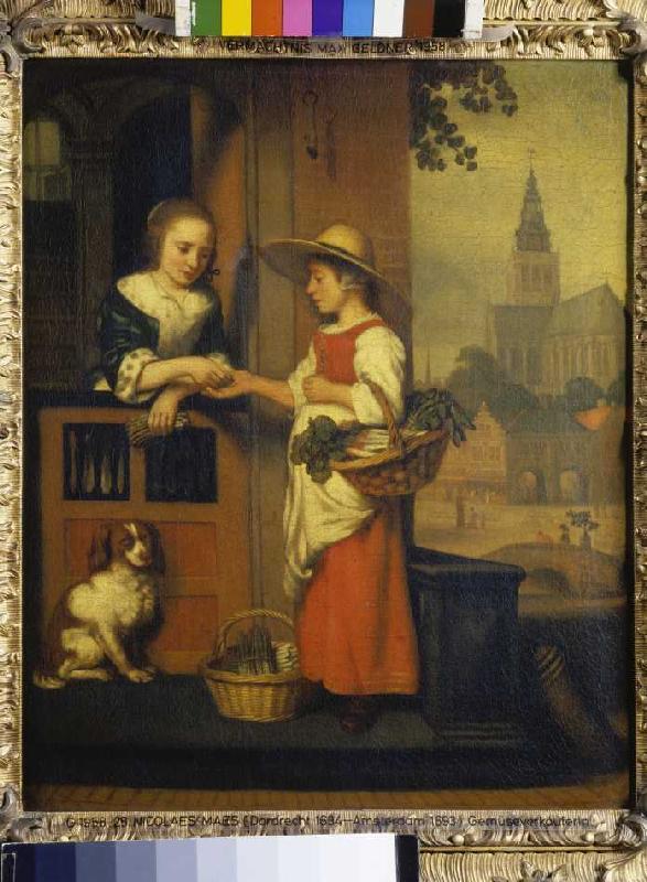 The vegetable seller de Nicolaes Maes