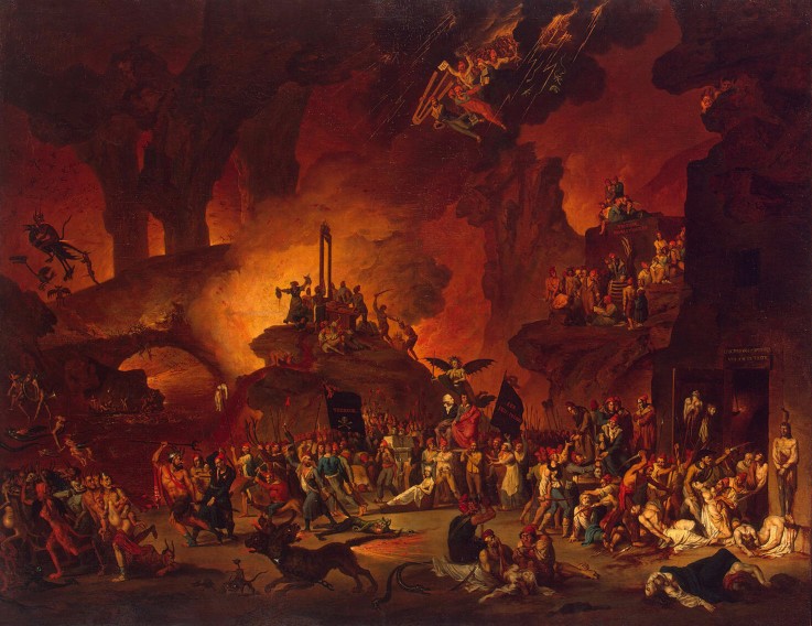 Triumph of the Guillotine de Nicolas Antoine Taunay