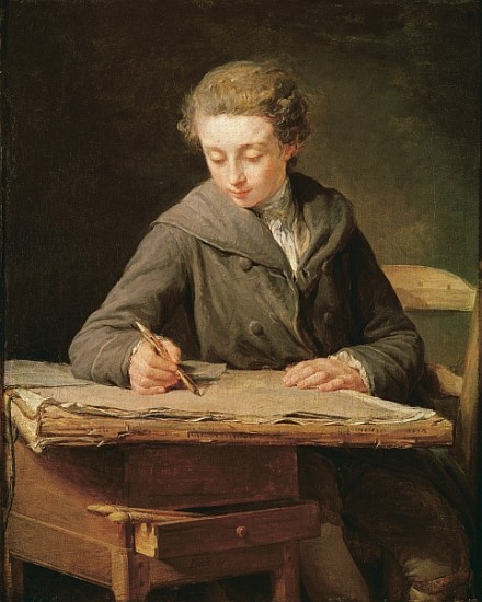 The young draughtsman, Carle Vernet de Nicolas-Bernard Lepicie