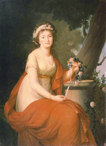 Bildnis der Herzogin T. Jusupova. de Nicolas de Courteille
