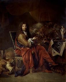 Charles Le Brun, first painter of the king de Nicolas de Largillière